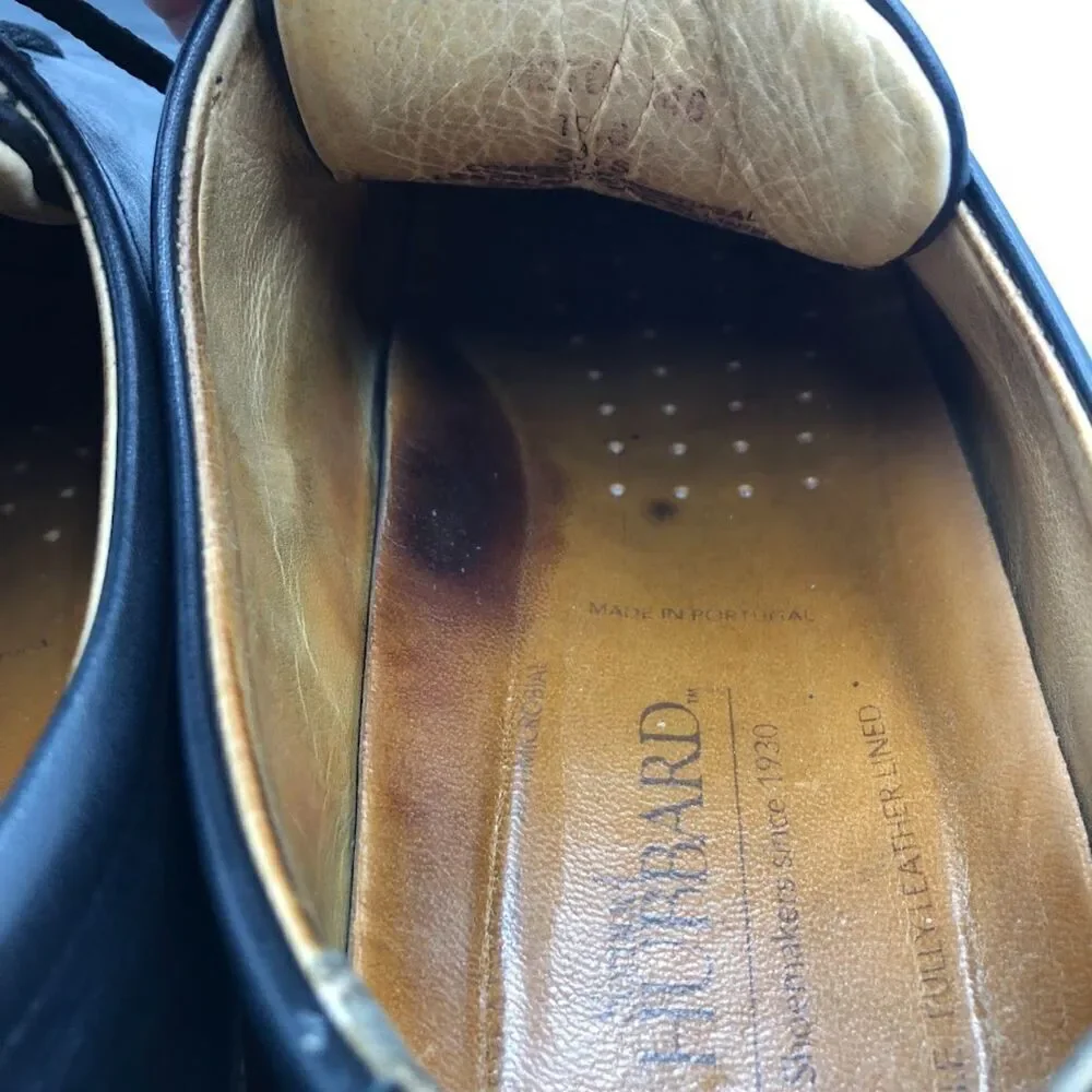 Samuel Hubbard Vibram Men's Black Leather Oxford Lace Up Shoes Size 10.5